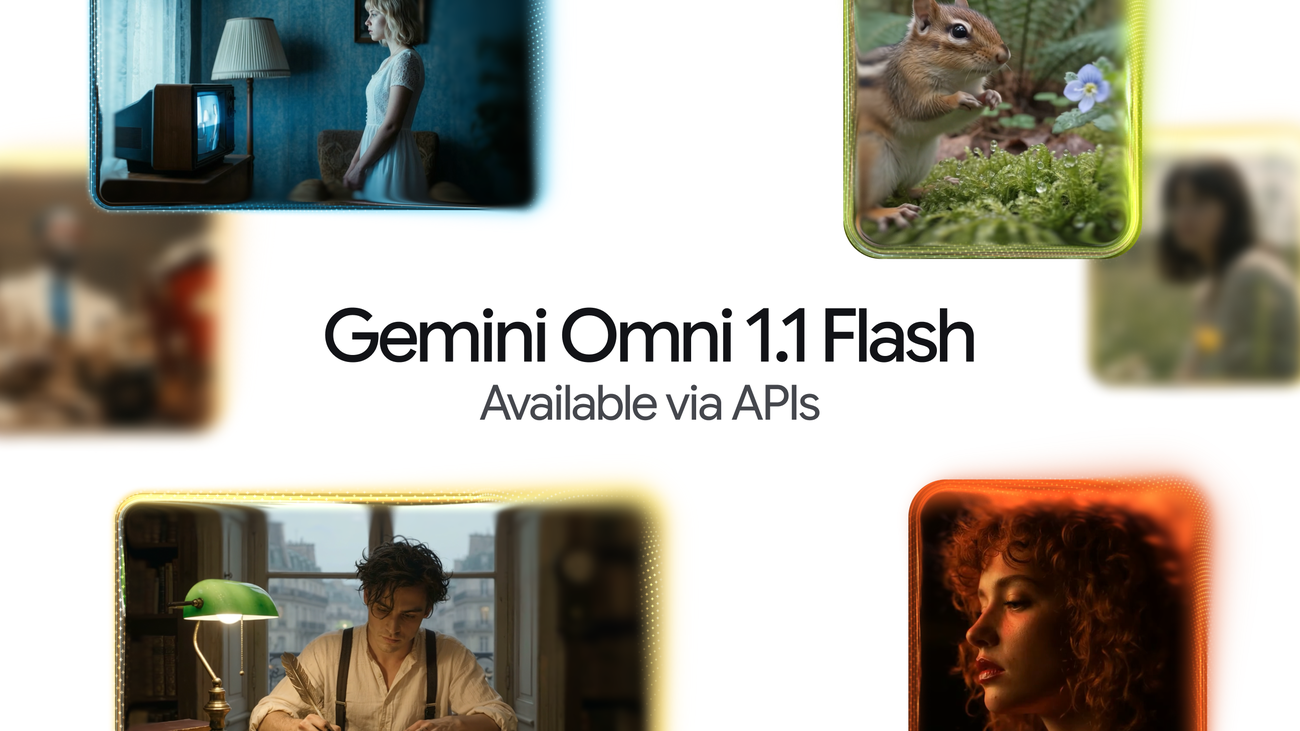 Gemini Omni 1.1 Flash ヒーローイメージ