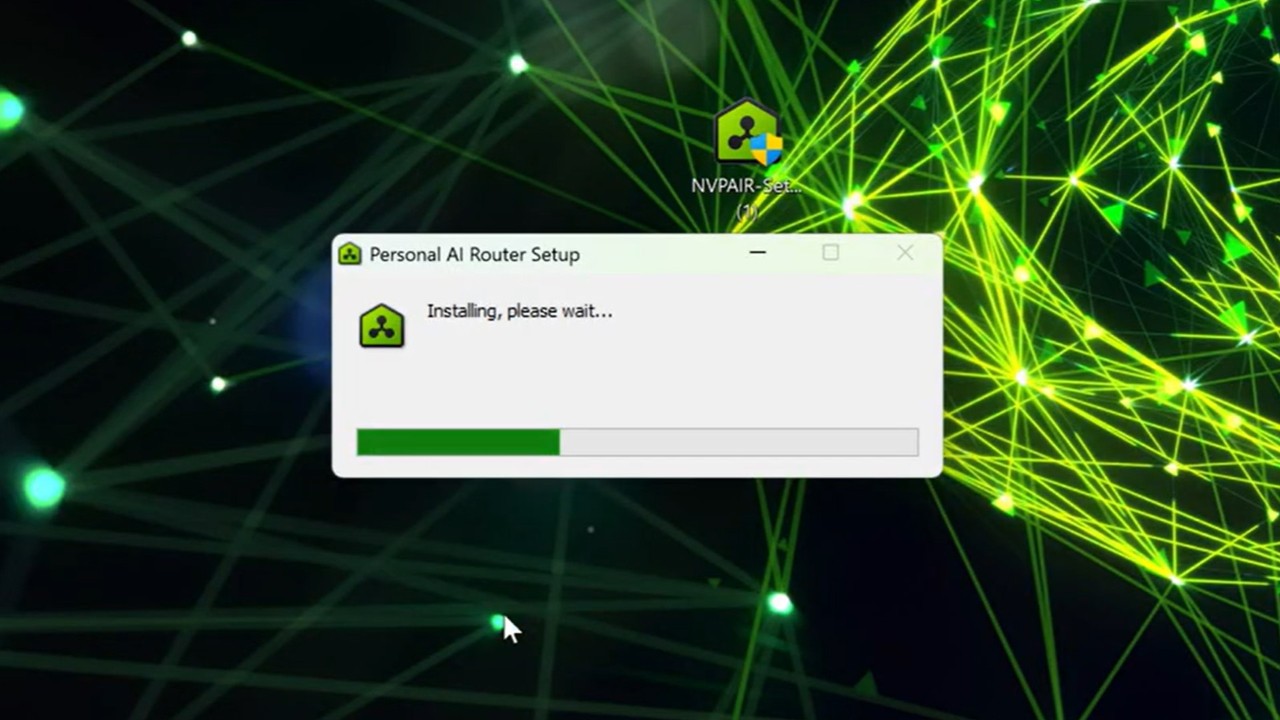 NVIDIA PAIRのアプリ画面。対応デバイスをローカルAIクラスタに追加する様子